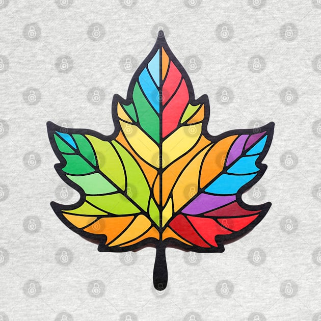 Funky Maple Leaf by Minimal Kingdom